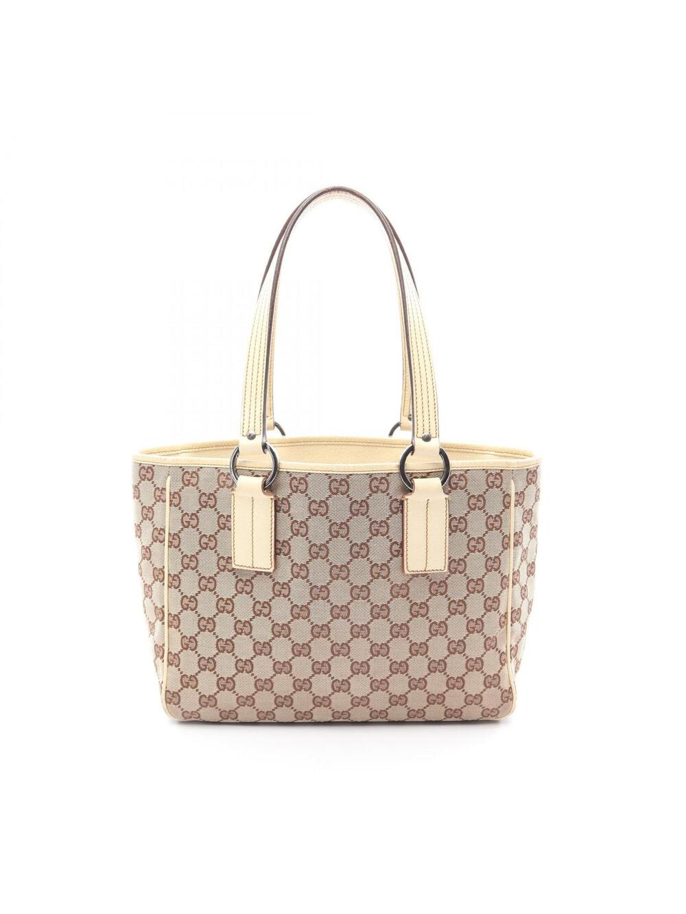 Gucci Shoulder Tote Bag Canvas Leather #272116G43B